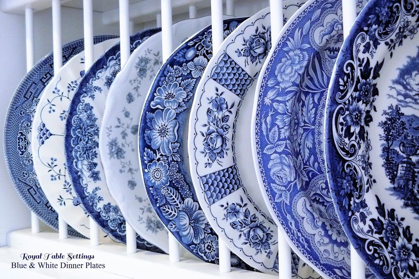 Blue & White Dinner Plates