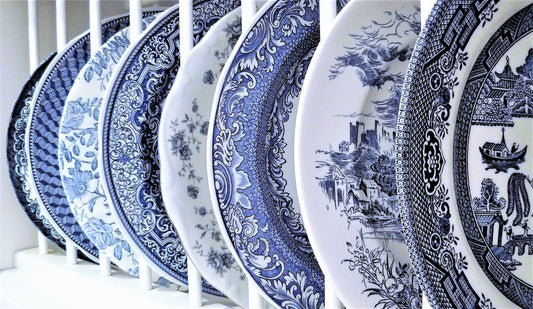 Blue & White Dinner Plates