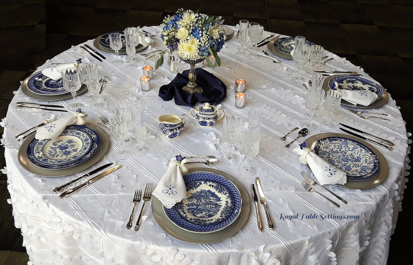 Blue & White Dinner Plates