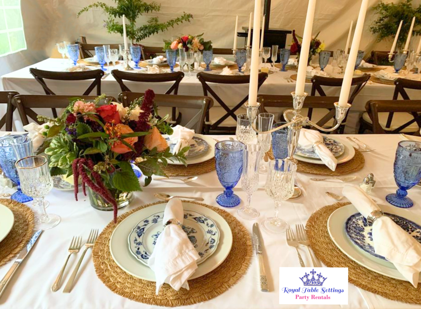 Blue & White Salad Plates